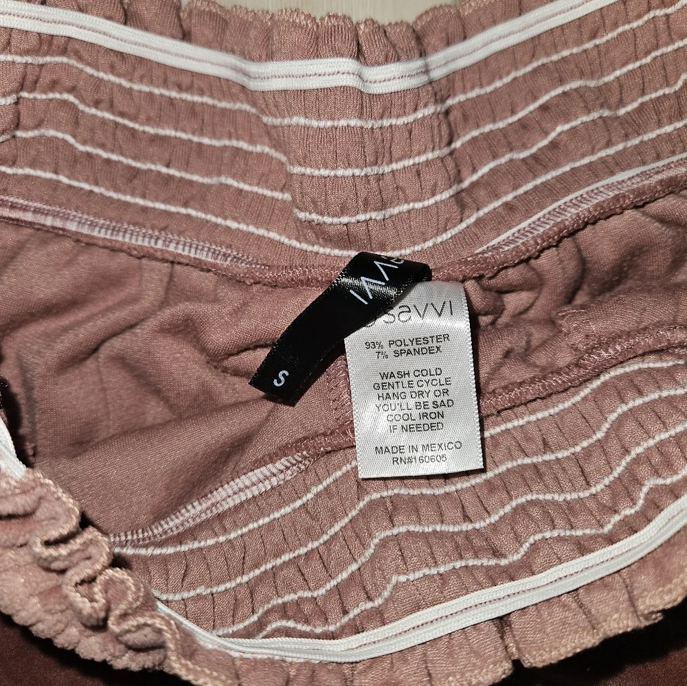 Savvi Women’s Valore Shorts S • Ultra Soft Blush Pink Sporty Lounge Shorts - Picture 5 of 8